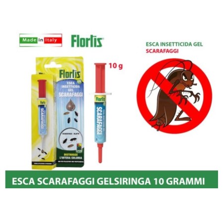 Esca scarafaggi siringa gel da 10 grammi