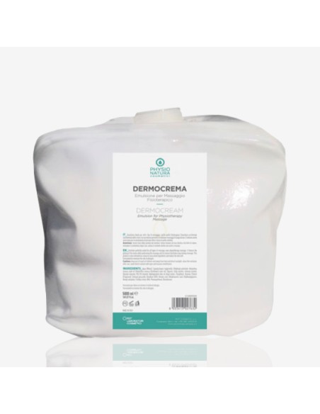 Crema da massaggio per fisioterapia dermocrema 5 kg. Emulsione per massaggio fisioterapico.